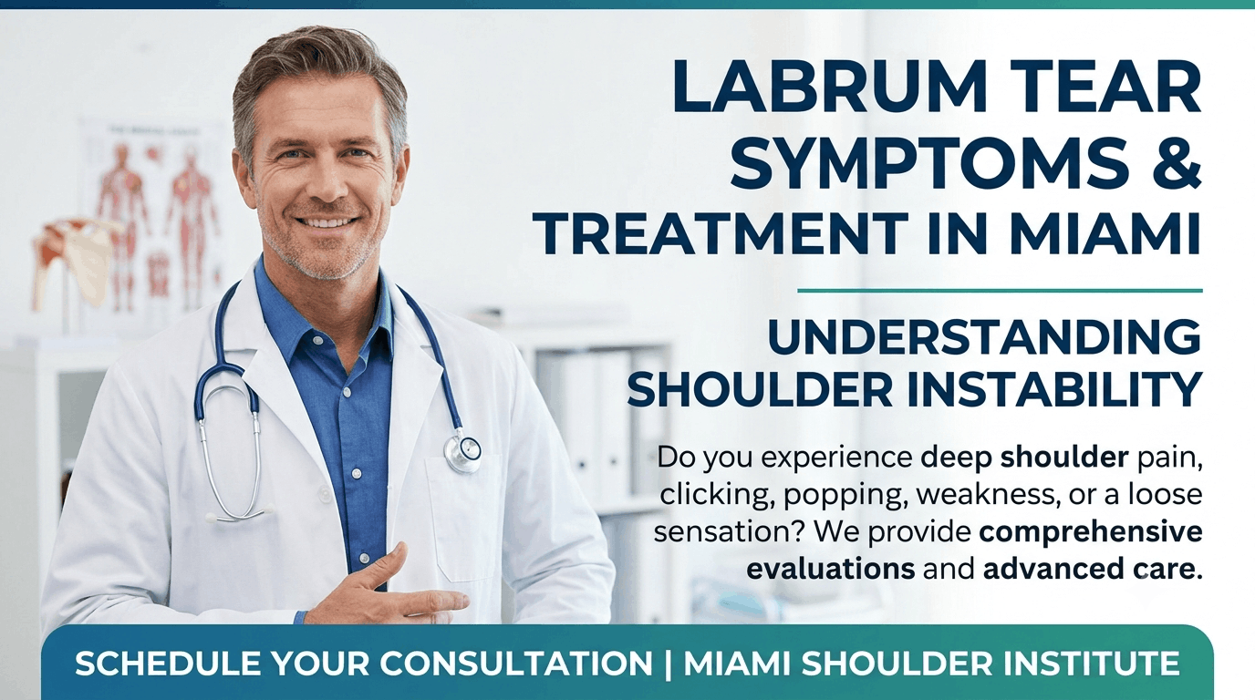 labrum tear symptoms miami