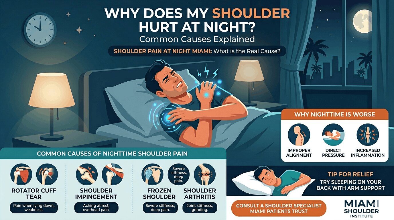 shoulder pain night Miami Florida