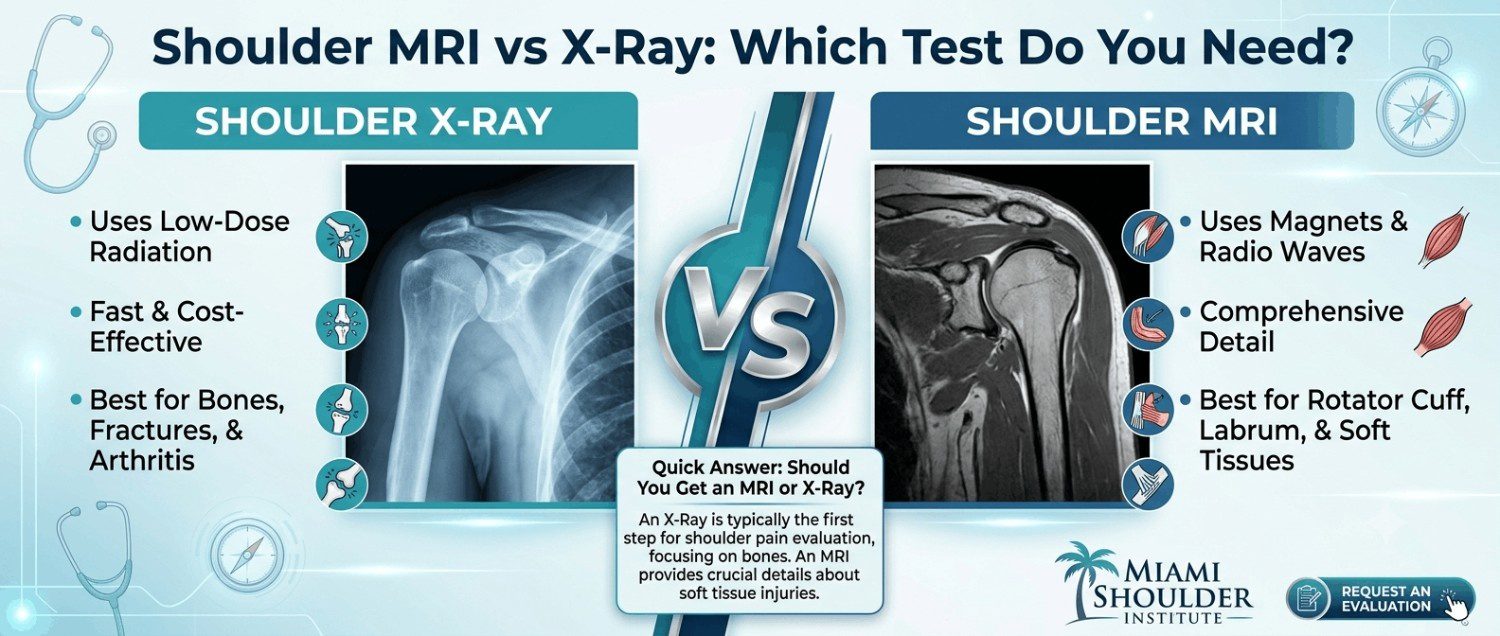 Shoulder MRI vs X-Ray