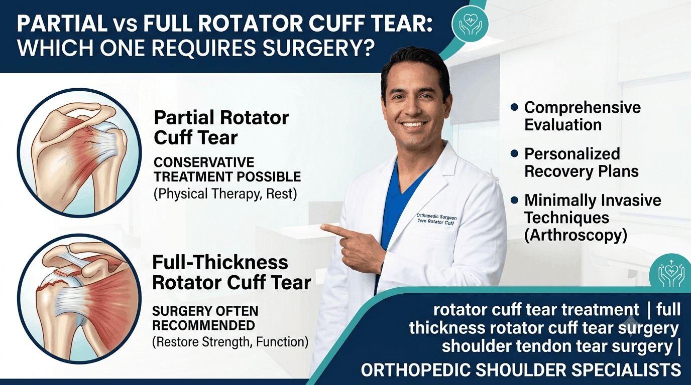 Partial vs Full Rotator Cuff Tear Miami