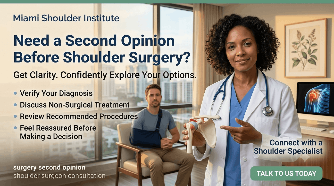 shoulder surgery second opinion Miami