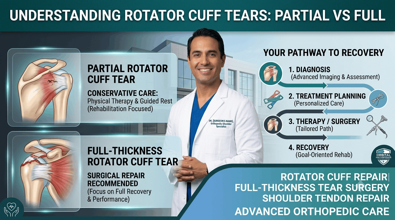 Partial vs Full Rotator Cuff Tear Miami