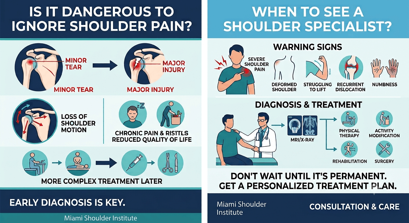 ignore shoulder pain Miami