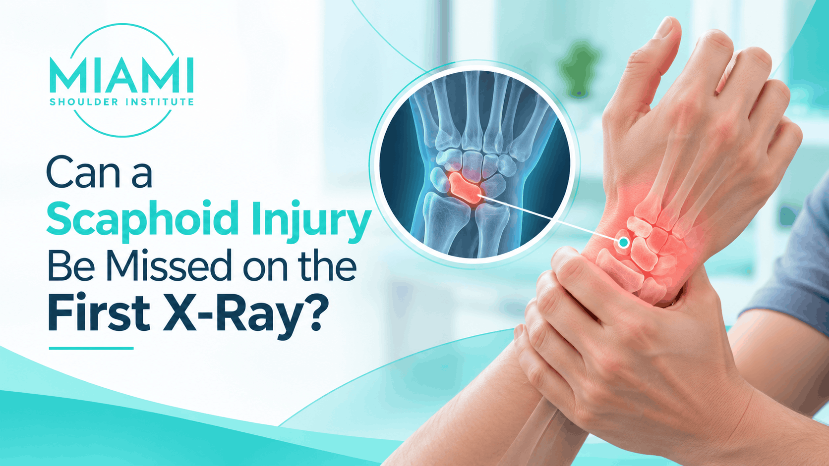 Scaphoid Injury First X-Ray Miami