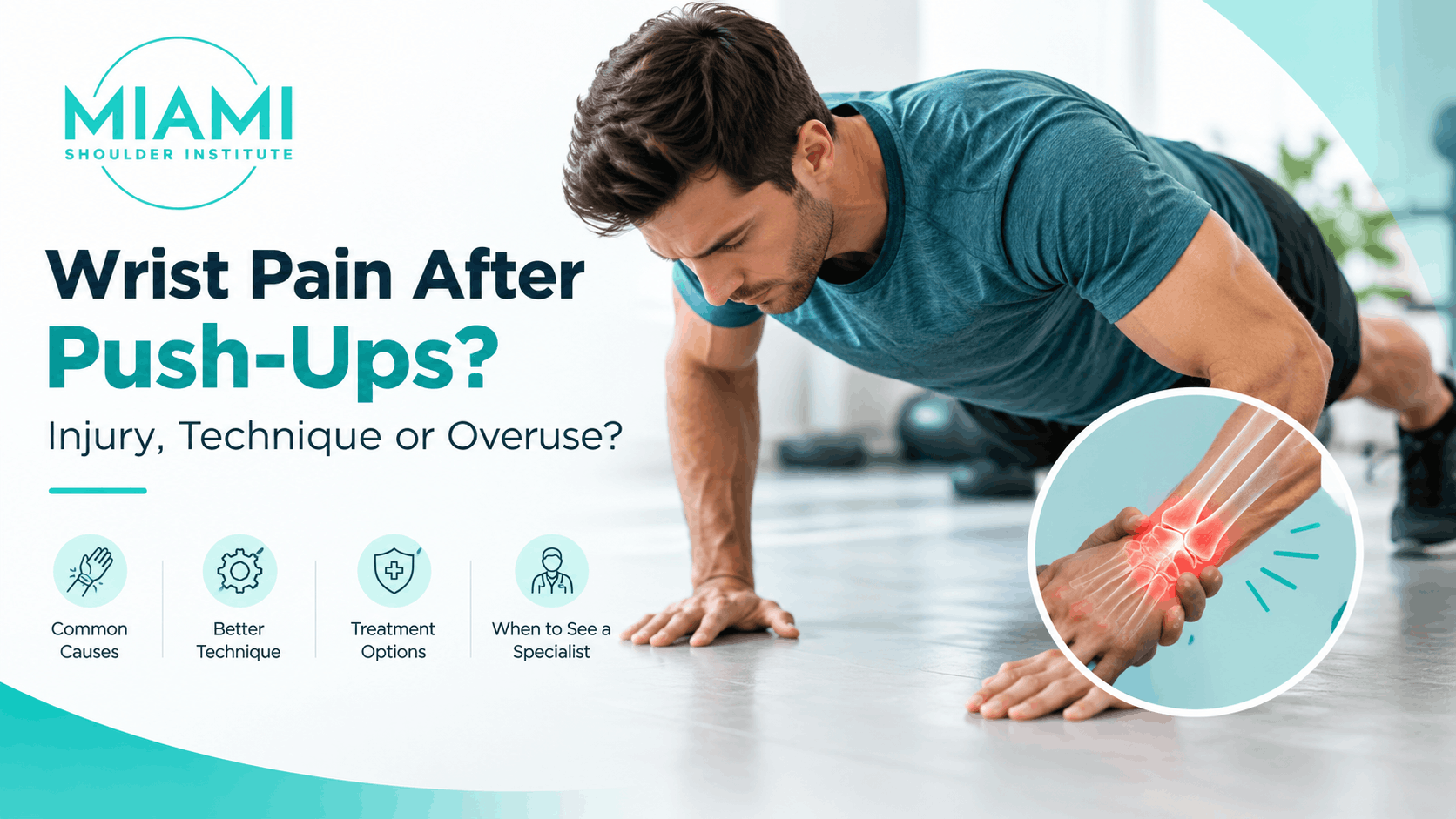 Wrist pain after push ups Miami