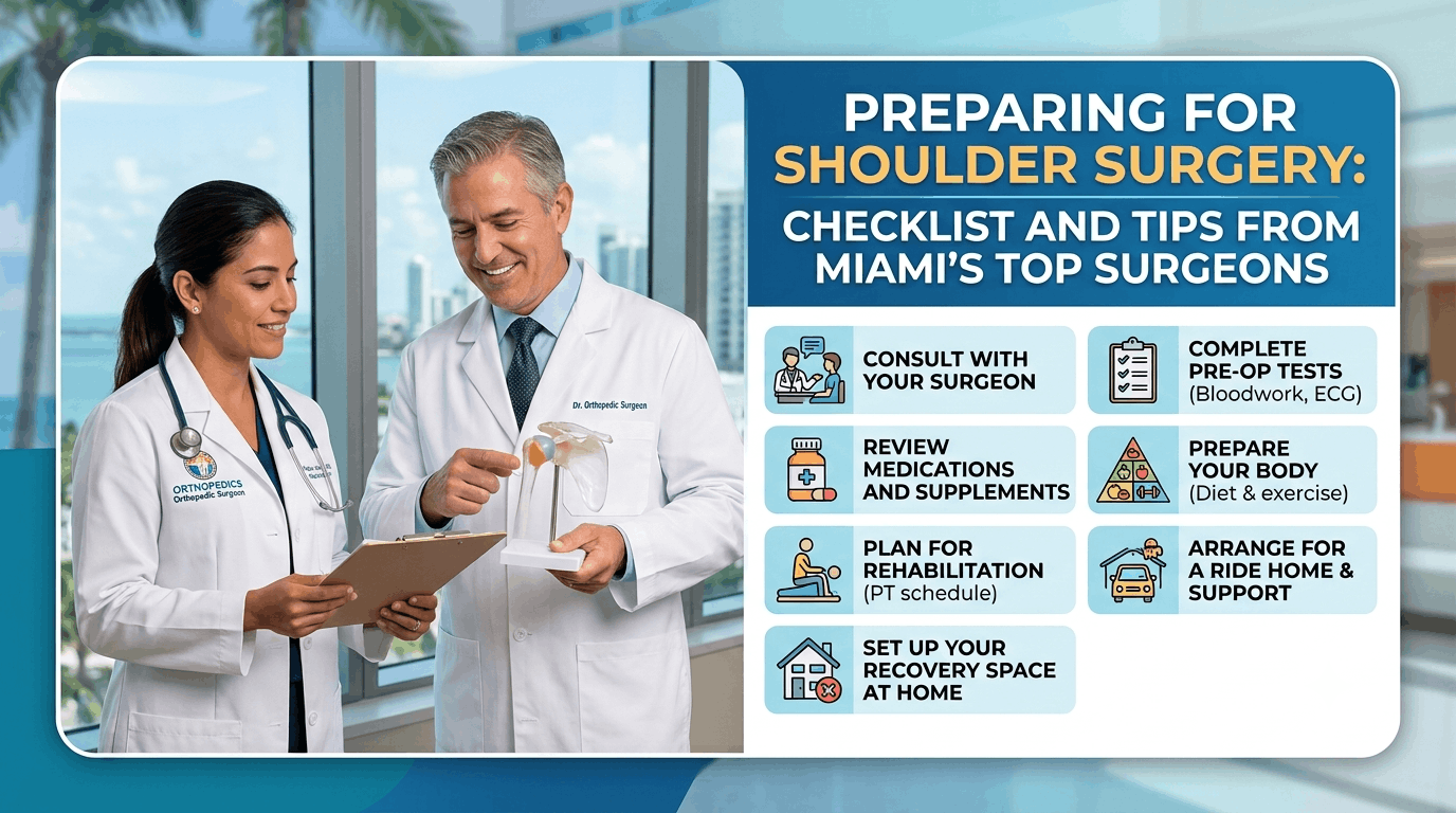 Preparing for Shoulder Surgery Checklist and Tips from Miami