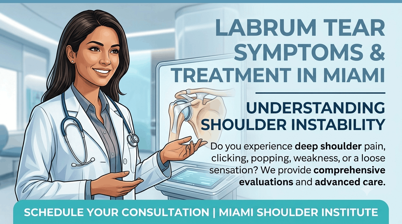 labrum tear symptoms miami
