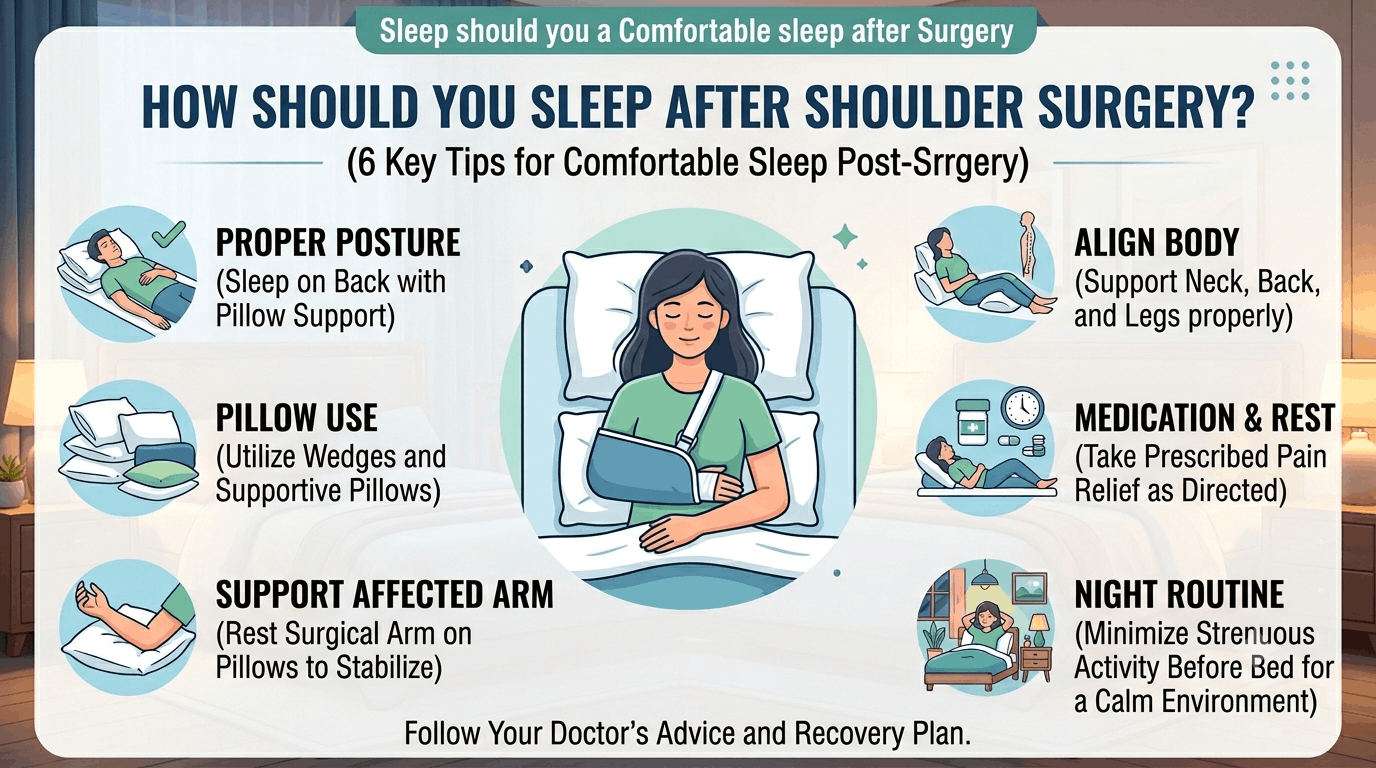 sleepa after shoulder surgery miami