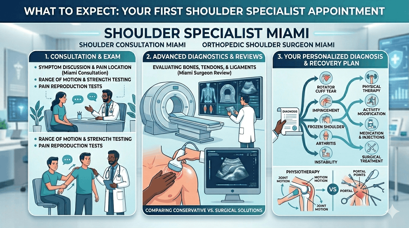 shoulder specialist miami first appointment