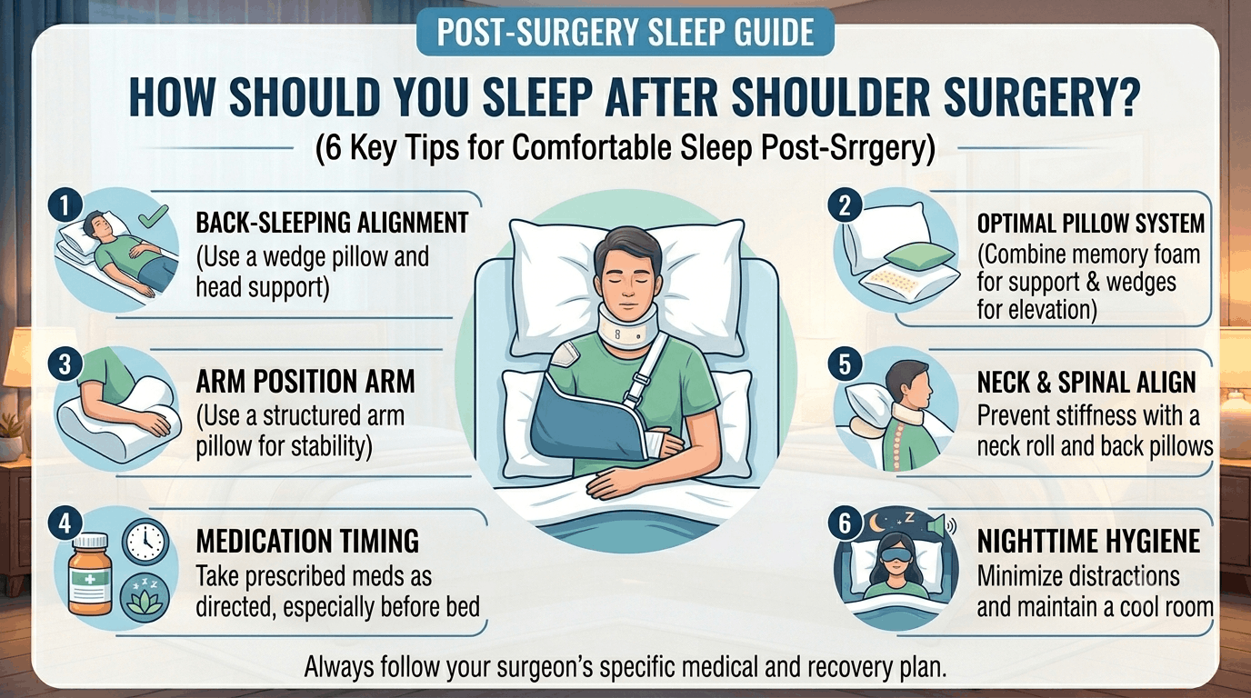 sleepa after shoulder surgery miami