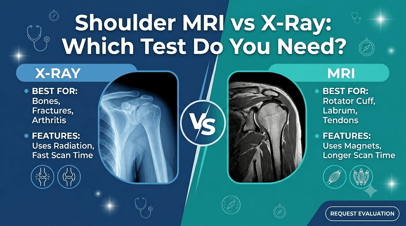Shoulder MRI vs X-Ray Miami