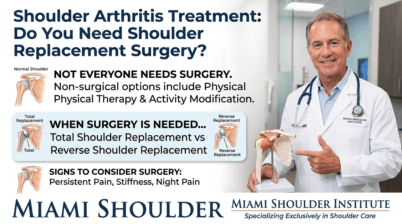 Shoulder Arthritis Treatment Miami