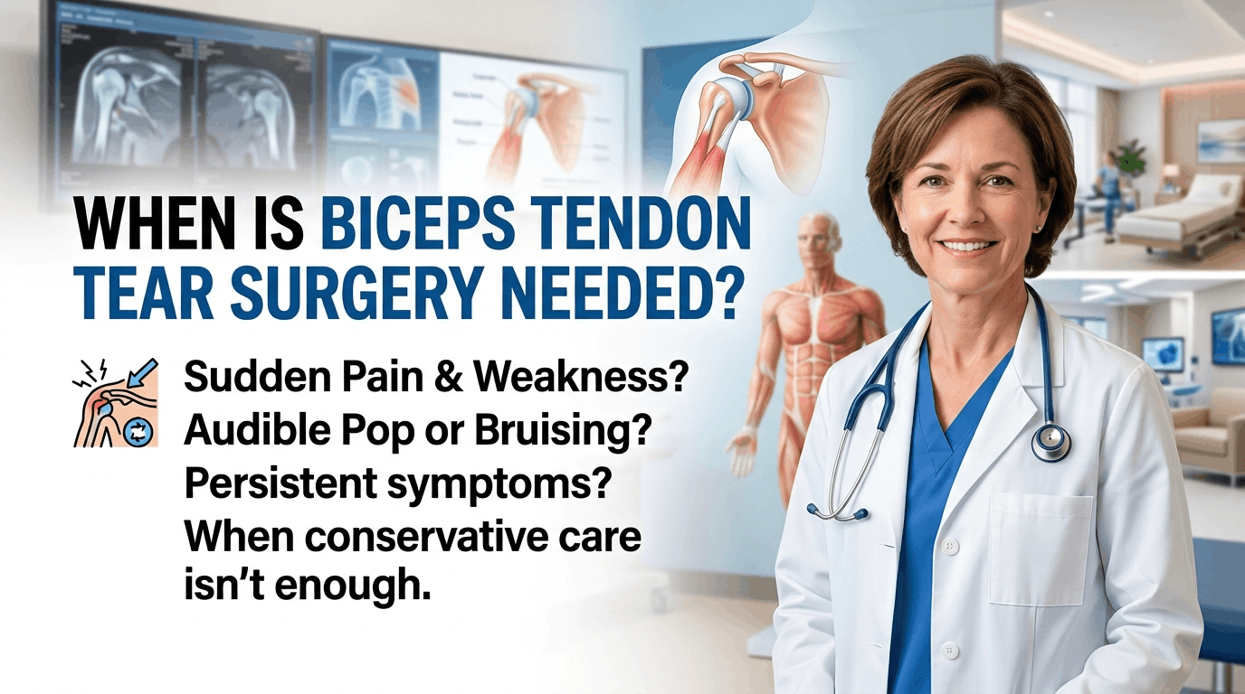 Biceps Tendon Tear Surgery Miami