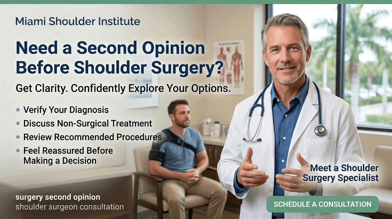 shoulder surgery second opinion Miami