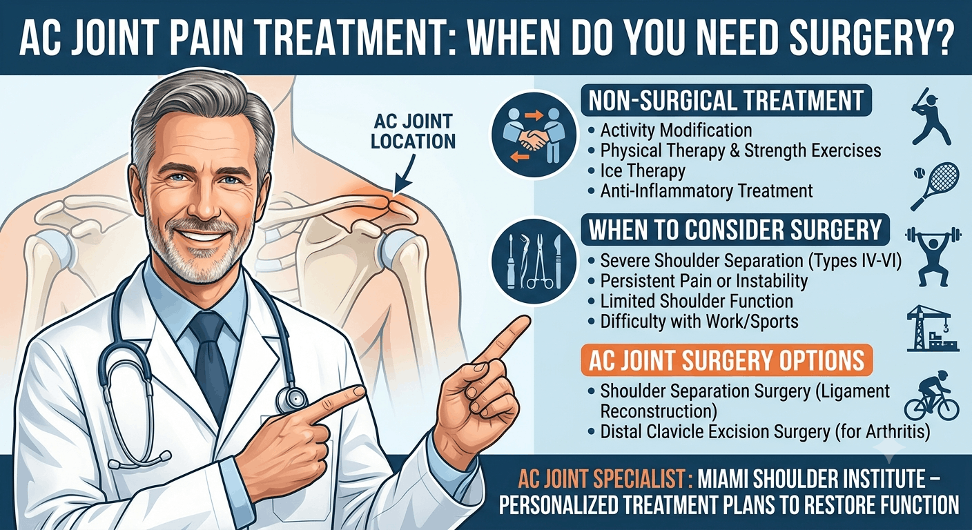 AC Joint Pain Treatment Miami