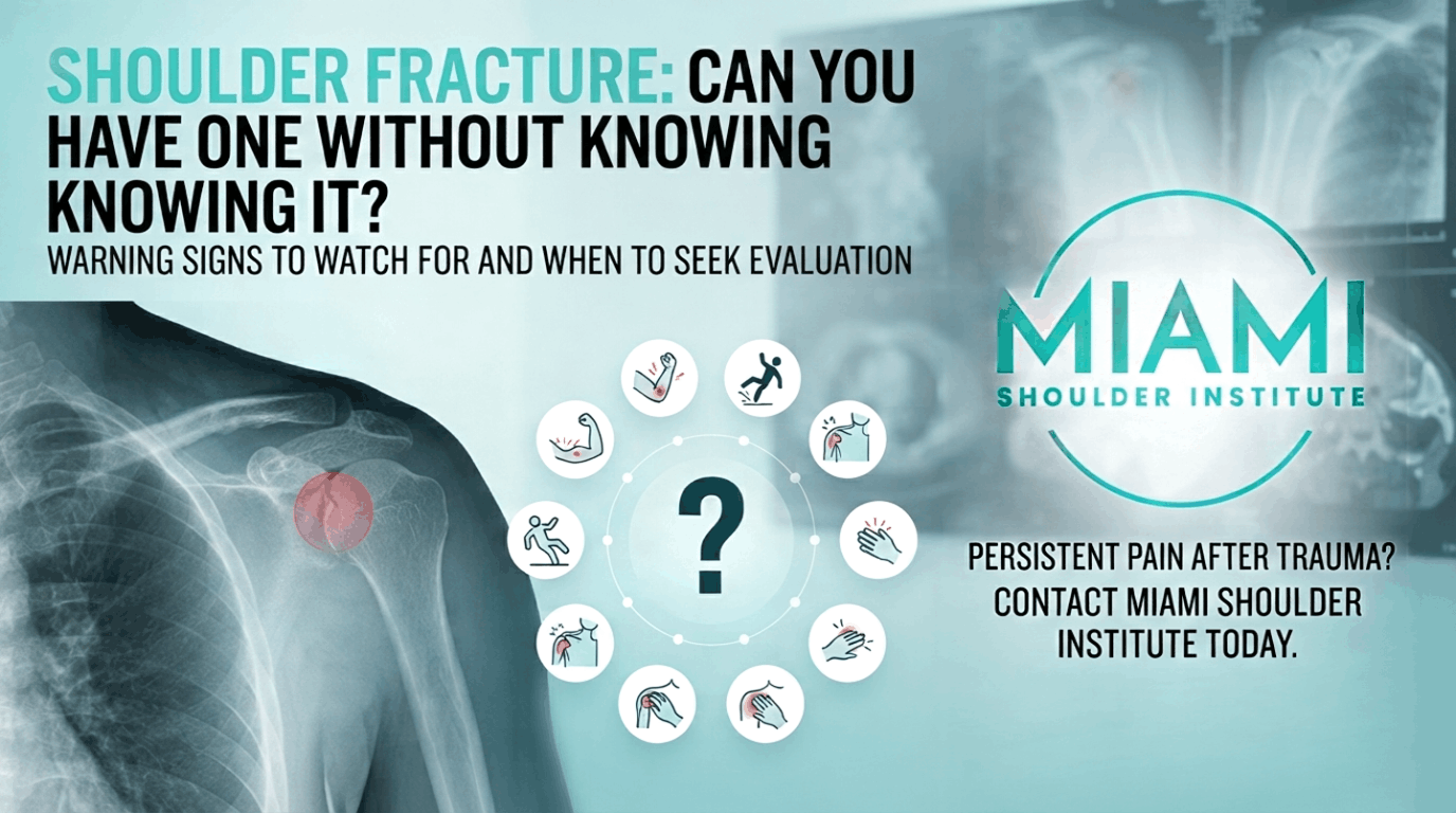 Shoulder Fracture Symptoms miami