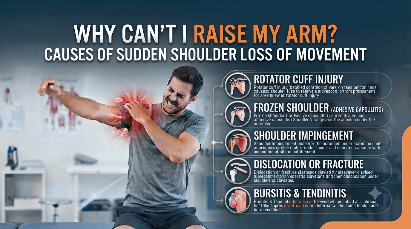 cannot raise arm shoulder causes Florida Miami