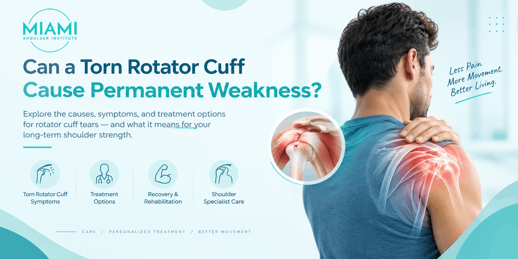 rotator cuff tear weakness miami